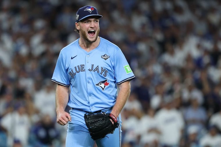 Blue Jays pitcher Trey Yesavage made sure to shout out his hometown roots of Boyertown ahead of Friday's Game 6 showdown in Toronto.