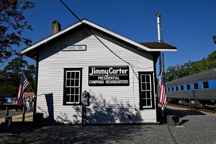 The Plains Depot in Plains, Ga., seen last year, was the center for Jimmy Carter’s presidential campaign in 1976.