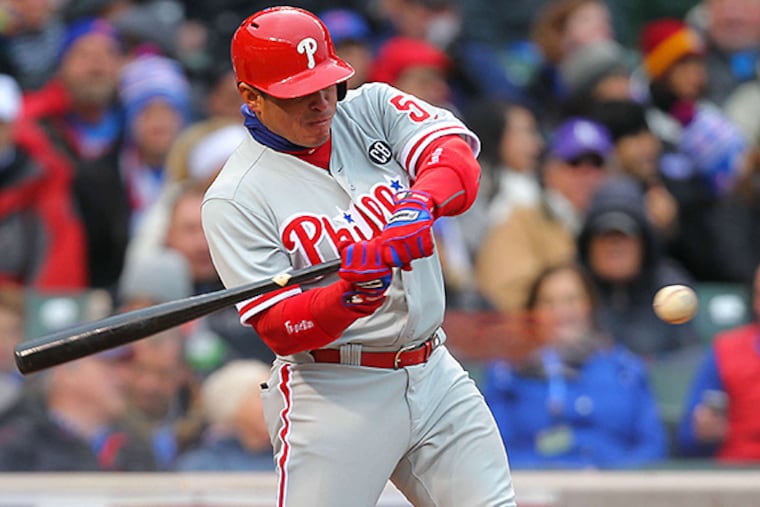 Phillies catcher Carlos Ruiz. (Dennis Wierzbicki/USA TODAY Sports)