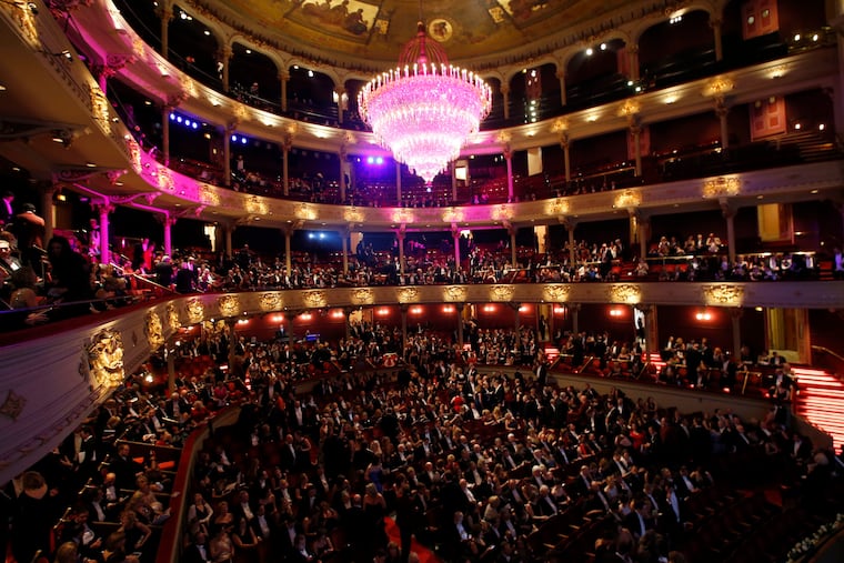 The Academy of Music, where the Philadelphia Orchestra's "Pomp and Circumstance" clip was recorded.