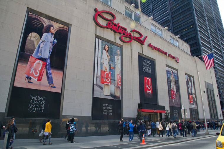 The Century 21 store in downtown Manhattan on April 28, 2014.