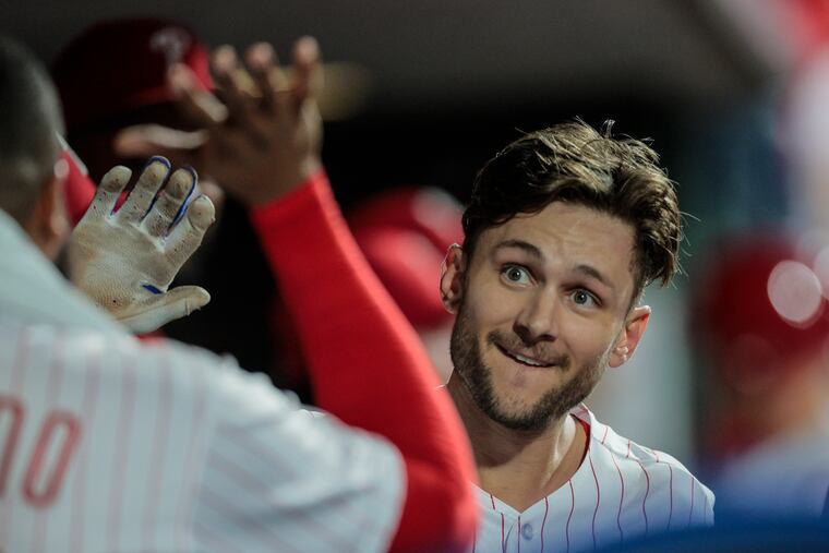 Trea Turner’s family wondered why his teammates were chanting a curse word at him after a home run. “It’s been going on for months. I probably need an answer,” he said with a laugh.
