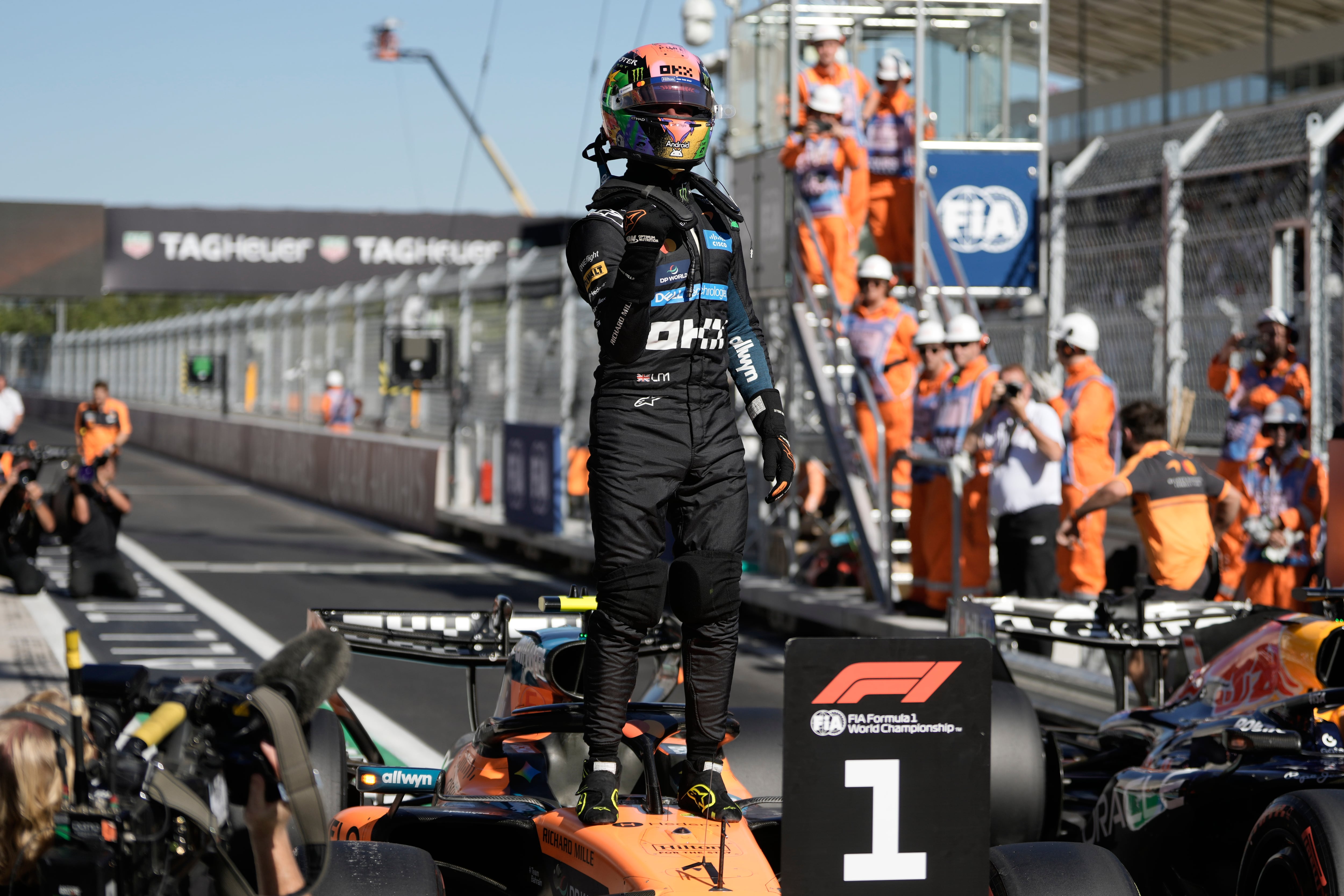 Norris edges Antonelli to secure pole position in first Spanish GP in Madrid in 45 years