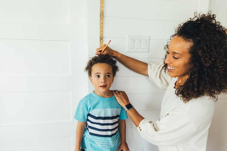 Many parents record the history of their children's growth on a wall or door frame, etching the lines in pencil or marker with dates alongside them.