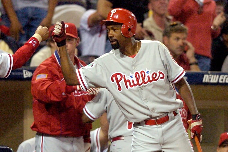 Doug Glanville played six seasons with the Phillies across two stints.