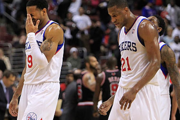 "It's been the same old script here at home against these really good teams," Doug Collins said. (Ron Cortes/Staff Photographer)