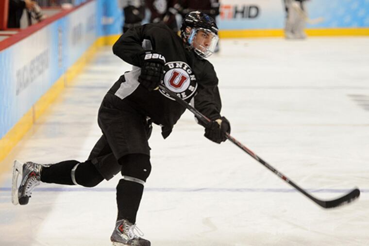 Union College's junior defenseman Shayne Gostisbehere has signed an entry-level deal with the Flyers. (Clem Murray/Staff Photographer)