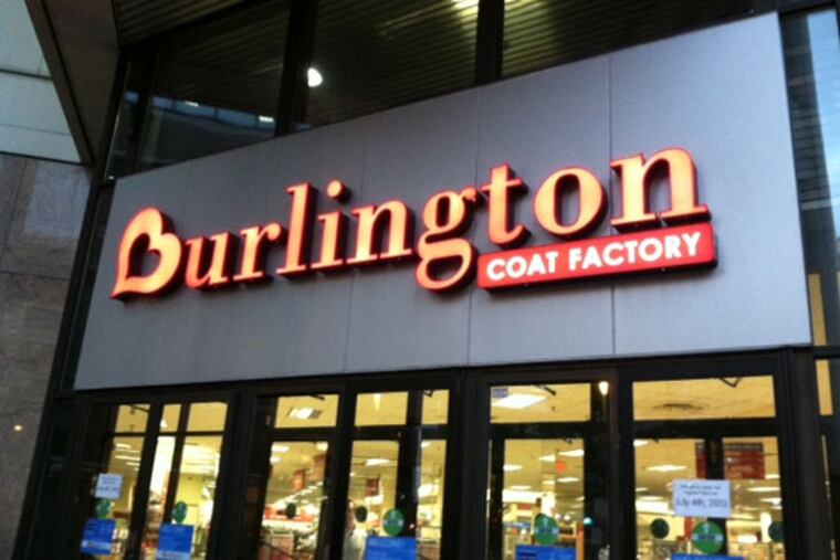 Burlington Coat Factory store on East Market Street, Philadelphia. June 2013 (Reid Kanaley / Staff)