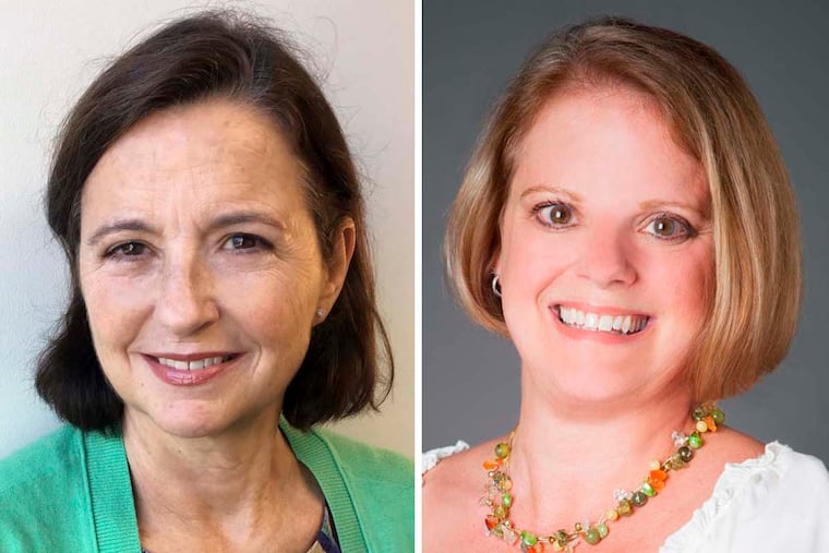 Margarita Mirkil (left) and Deb Palochak.