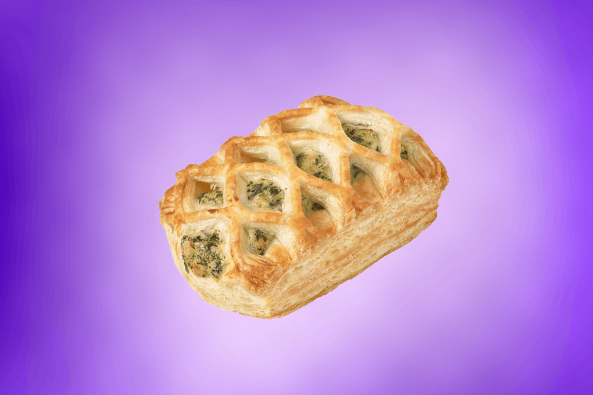 Is your coffee shop's regular pastry from Sysco? Sometimes! We explain the origins of the spinach feta bistro.