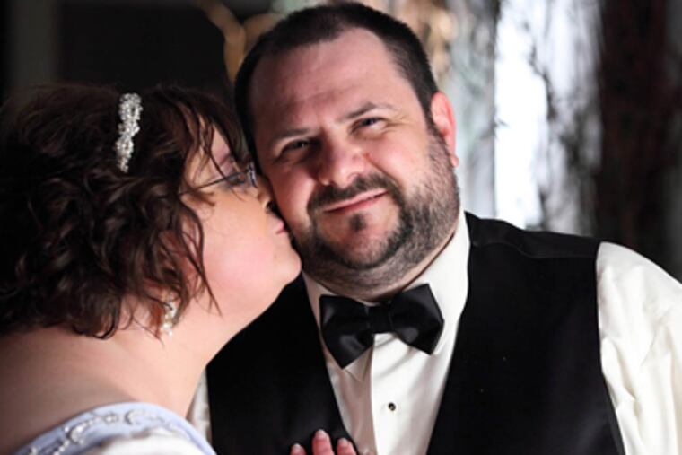 Patti Gibson and Jeff May were married April 16, 2011 in Rose Valley, Pa. (Eric Stoner / Stone Gallery Photography)