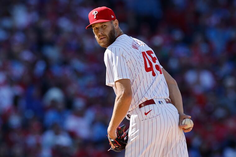 Phillies starter Zack Wheeler has walked one batter in 12 innings this season.
