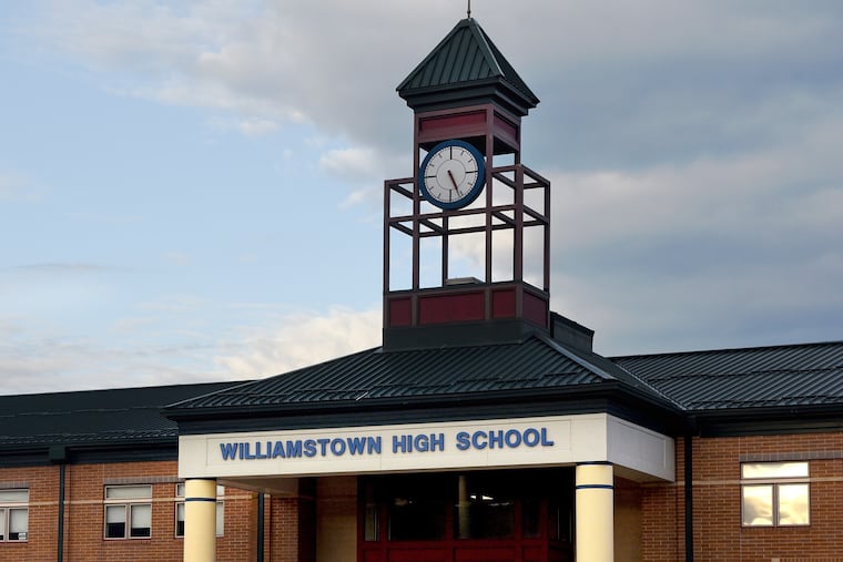 Williamstown High School in Monroe Township in Gloucester County. The district notified parents that schools were closed due a technical issue with the district's internet service caused by an "unauthorized third party."
