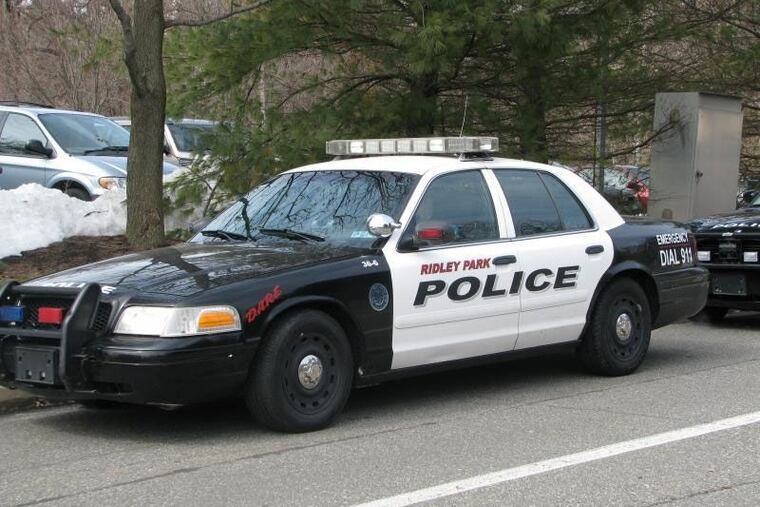 Ridley Park Police Department patrol car.