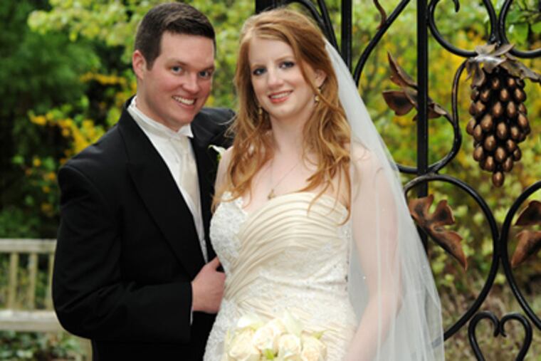 Kathryn Brady and Matthew Quigg were married April 17, 2010 in North Wales. (Wellington Photography)