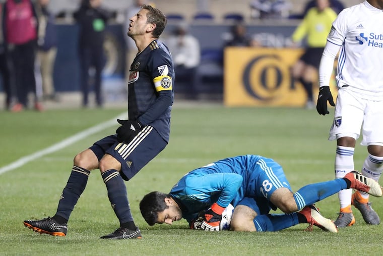 San Jose Earthquakes goalkeeper Andrew Tarbell made seven saves, frustrating Alejandro Bedoya and the Philadelphia Union in a 1-1 draw.