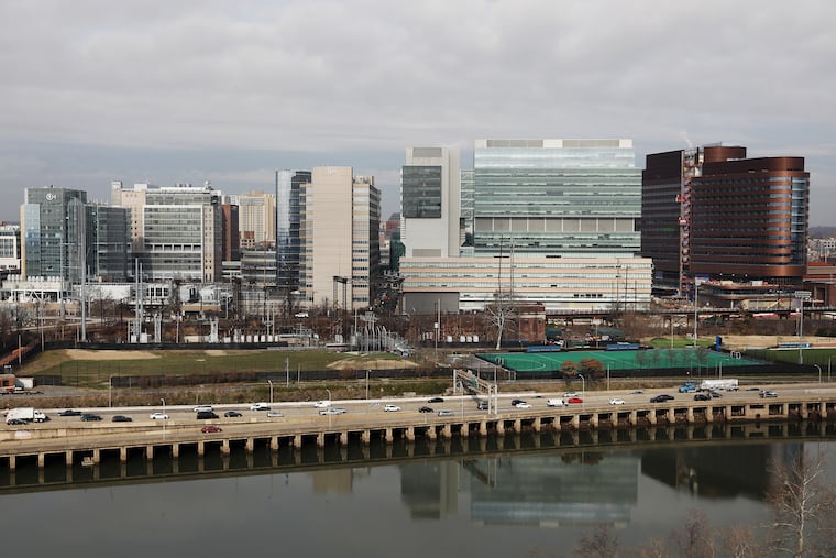 The Children's Hospital of Philadelphia and Penn Medicine campuses are pictured in Philadelphia on Friday, Jan. 31, 2020. Two doctors who work at the Hospital of the University of Pennsylvania said it’s barring the use of N95 respirators “except in extraordinarily limited situations.”