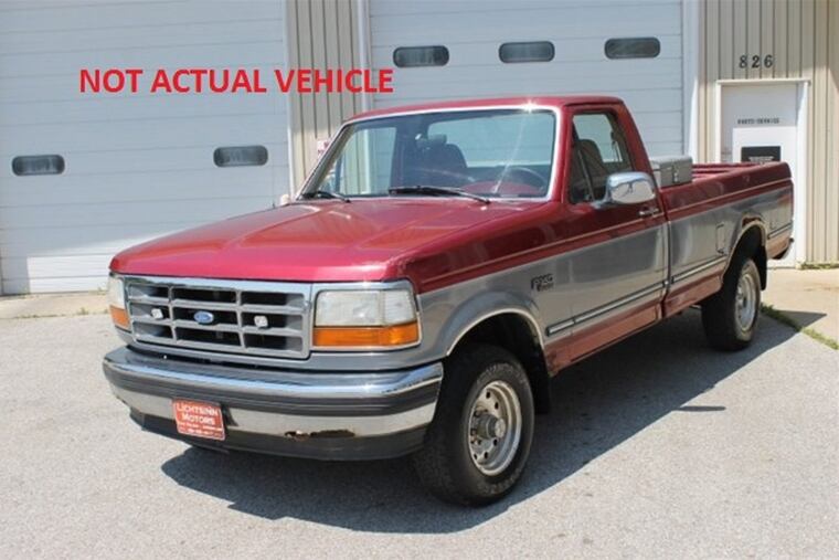 A Ford F-250 pickup truck like this one struck and killed an 18-year-old woman in Bucks County.