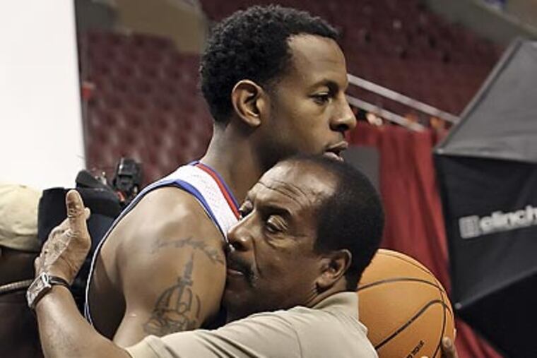 Andre Iguodala comes into training camp fresh off winning a gold medal with Team USA. (Steven M. Falk / Staff Photographer)