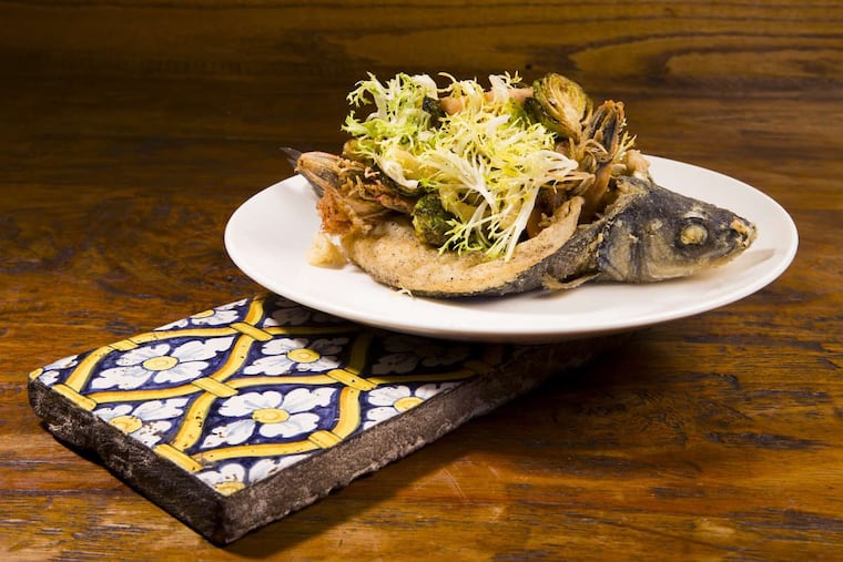 The fritto misto at Le Virtu on East Passyunk Avenue.