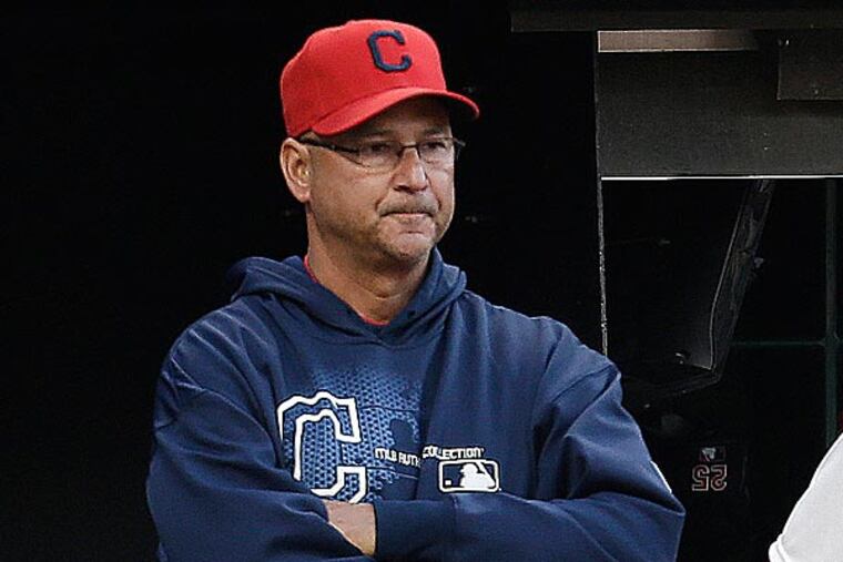 Terry Francona, on his way to manage the Indians in his first home opener as their manager, got lost. (Tony Dejak/AP)