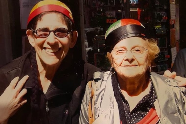 Ms. Schwartz (left) and her mother, Rachel, traveled to China in 1970.