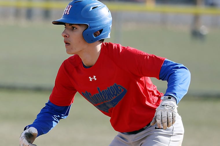 Washington Towp.’s Lorenzo Morello delivered an RBI single in his first at-bat in a scrimmage Monday vs. West Deptford.