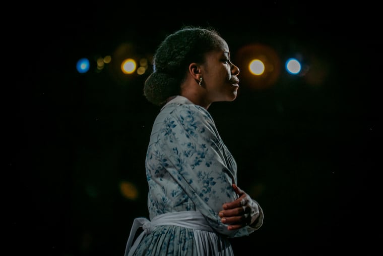 Danielle Leneé as Harriet Tubman in "My General Tubman" at Arden Theatre Company.