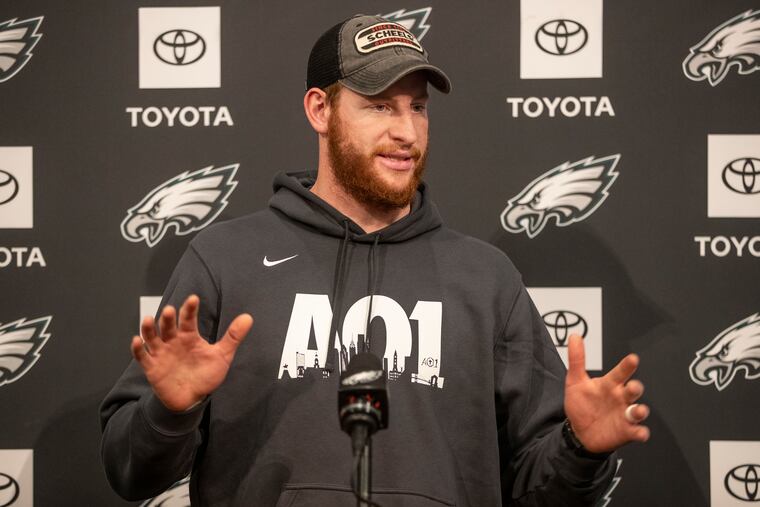 Eagles quarterback Carson Wentz
