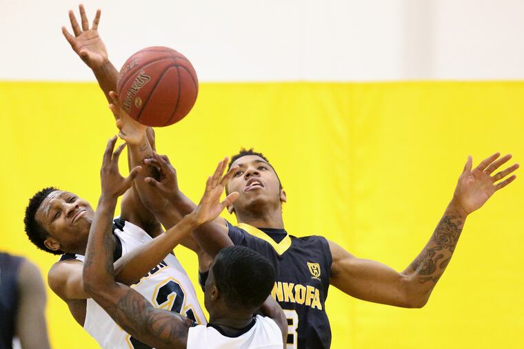 Khalil Turner (3) and Sankofa Freedom are off to their first state championship in program history after beating Lourdes Regional in the PIAA Class 1A semifinals on Monday.