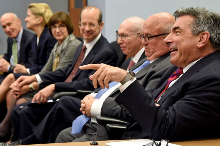 New Jersey Supreme Court members in a Q&A with Rutgers-Camden law students.