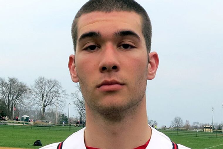 Coatesville baseball pitcher Brian Brown. (Rick O'Brien/Staff)