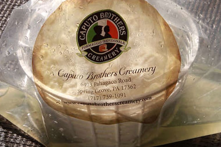 Ricotta cheese from Caputo Brothers Creamery in Spring Grove, York County. (MICHAEL BRYANT / Staff Photographer)