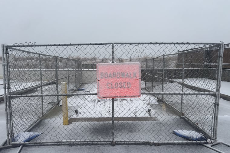 Part of Ventnor's Boardwalk has been under construction and closed off since November. The city says it hopes to have the section back open by May, but another section will be rebuilt after next summer.
