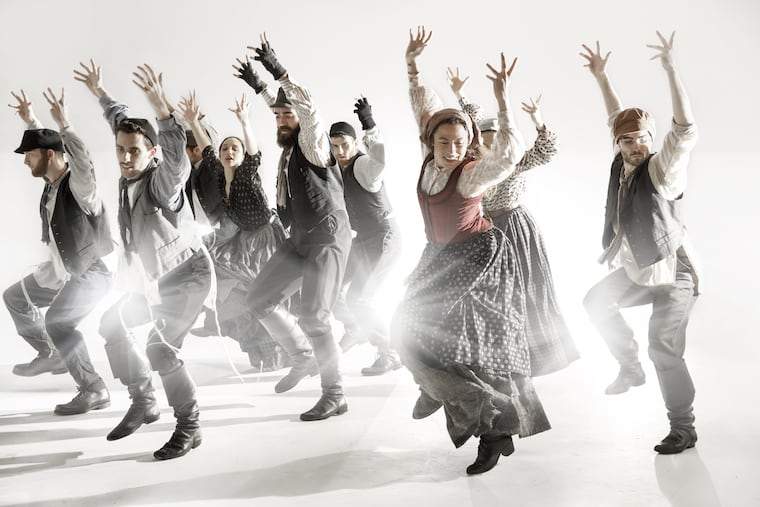 The cast of "Fiddler on the Roof," Oct. 23-28 at the Academy of Music.