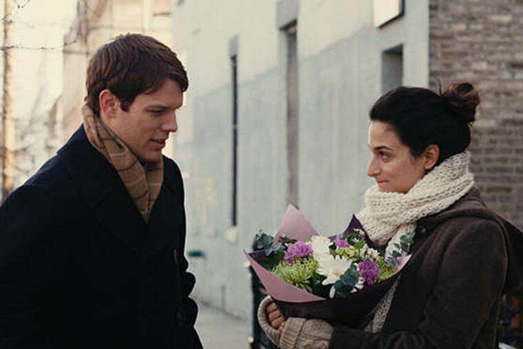 Jenny Slate (left, with Jake Lacy) plays a Brooklyn comedian who finds herself pregnant after a one-night stand in "Obvious Child." (Chris Teague)