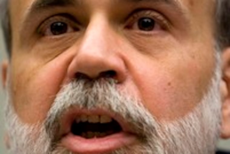 Ben S. Bernanke , Fed Reserve chairman.