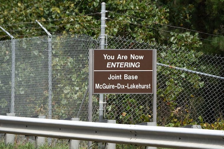 Joint Base McGuire-Dix-Lakehurst in Burlington County, NJ on September 30, 2025.