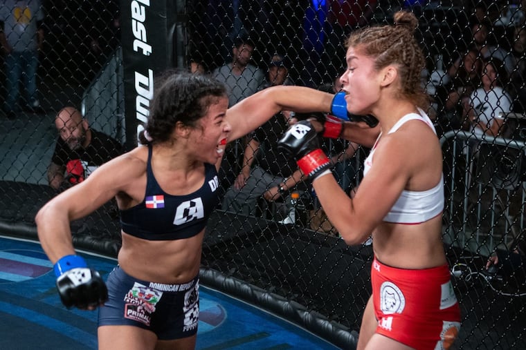 Criszaida Adames (left) is the favorite at Combate Global's eight-woman tournament on Friday.