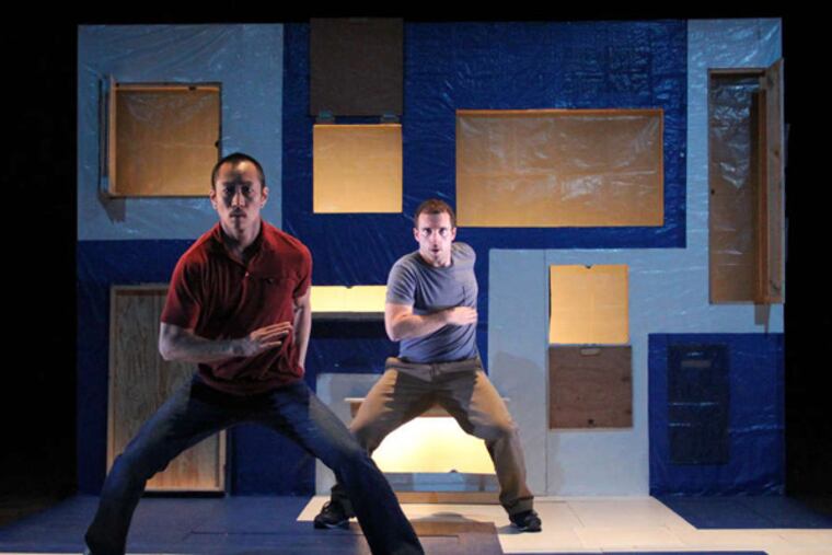 The JapanAmerica Wonderwave image is from Team Sunshine's last show. It features Makoto Hirano (L) and Benjamin Camp (R), both of whom are in The Sincerity Project. The photo with the boy and dog has become the iconic image for the show. It's a free photostock image.