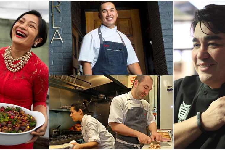 Mother's Day collage of chefs whose restaurants are inspired by their mothers and grandmothers.