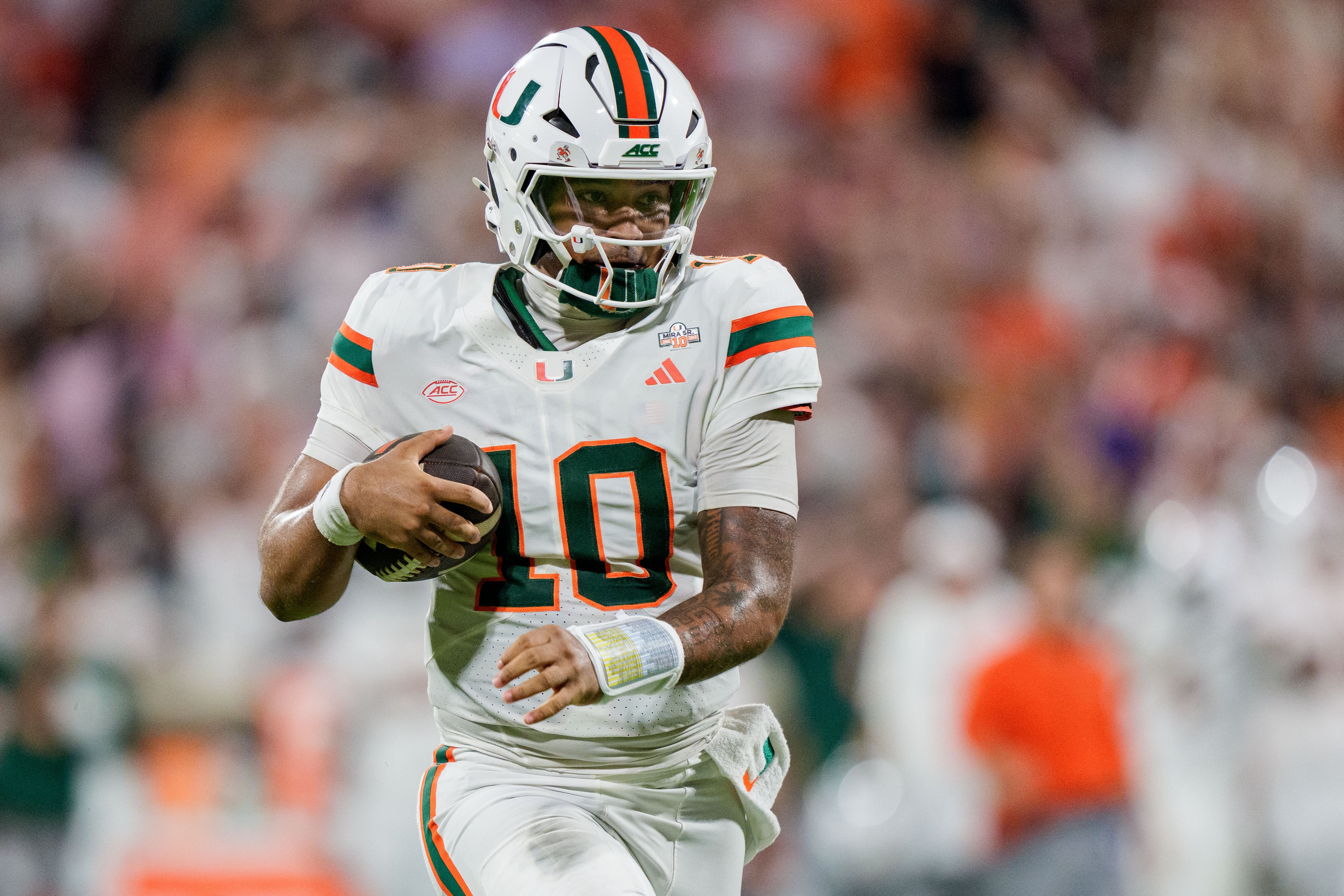Darian Mensah, Mark Fletcher Jr. lead unbeaten No. 4 Miami past Clemson 41-13