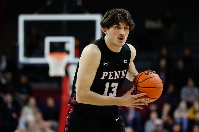 Penn forward Nick Spinoso and the Quakers are looking to stop what has now become a four-game losing skid.
