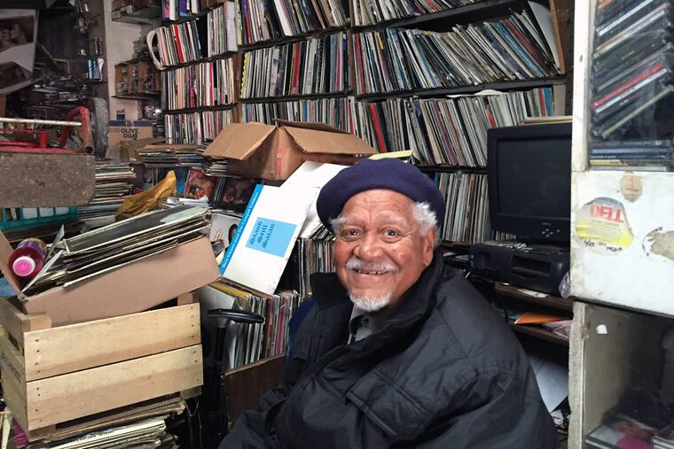Bruce Webb, 82, owner of a record store on Ridge Avenue for the last 42 years: He says he gives music advice for a consulting fee.