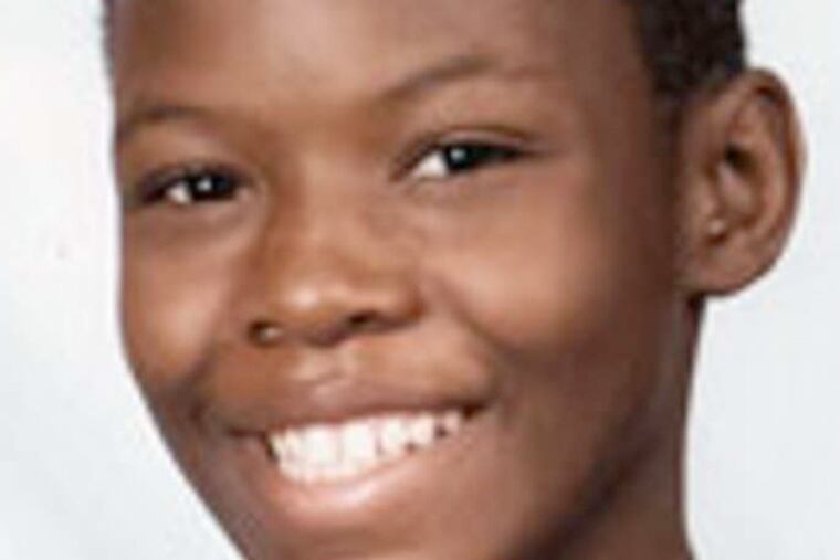 Zy'mir, 15, hopes to become a police officer.