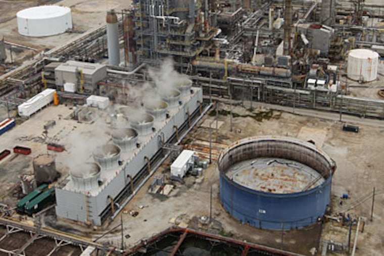 Sunoco is being purchased by Energy Transfer Partners L.P. The Phila.-based firm had been trying to exit the refining business, represented locally by a plant along the Schuylkill (above) and one in Marcus Hook, which was idled last year.