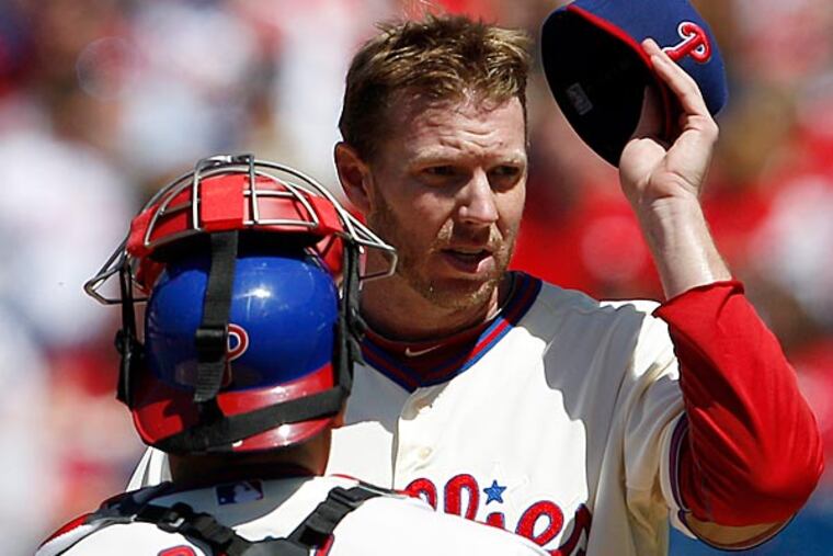 Phillies' pitcher Roy Halladay.