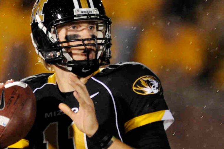 Missouri's Blaine Gabbert is rated the top prospect by Ron Jaworski, who says he has a quick release and a strong arm.