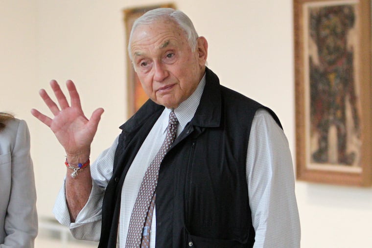 Les Wexner, shown in 2014, is being interviewed by the House Oversight Committee in New Albany, Ohio.