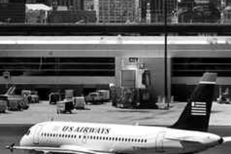 A US Airways Boeing 767 at Logan International Airport in Boston, where the airline will face competition from Southwest Airlines on the route from Philadelphia.